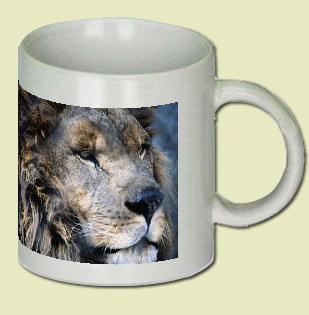 African Lion Coffee Mug