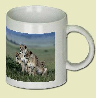African Lion Coffee Mug