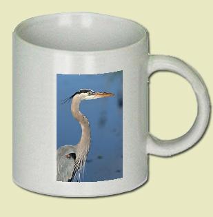 Blue Heron Coffee Mug