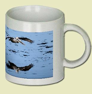 Brown Pelican Coffee Mug