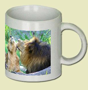 Lion Coffee Mug