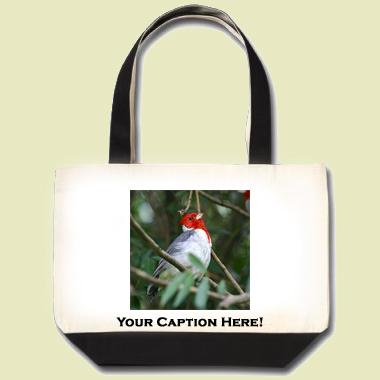 Red Crested Cardinal Tote Bag