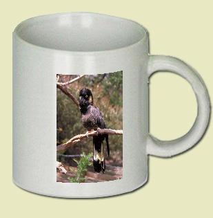 Yellow-tailed Black Cockatoo Coffee Mug