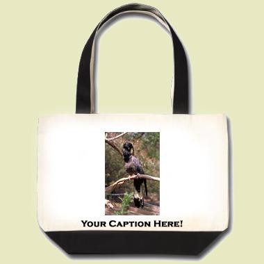 Yellow-tailed Black Cockatoo Tote Bag