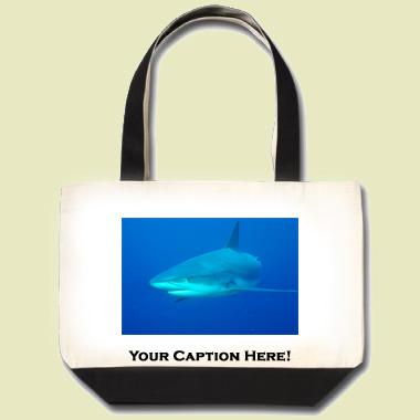 Caribbean Reef Shark Tote Bag