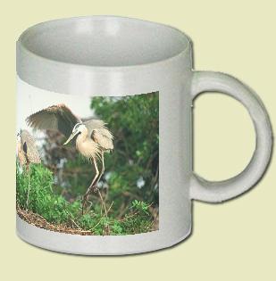 Great Blue Heron Coffee Mug