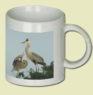 Great Blue Heron Coffee Mug