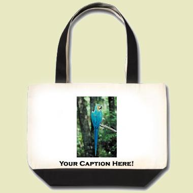Blue and yellow macaw Tote Bag