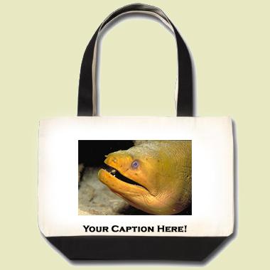 Green Moray Eel Tote Bag