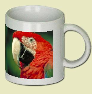 Green-winged Macaw Coffee Mug