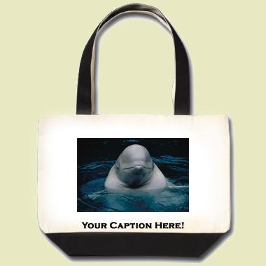Beluga Whale Tote Bag