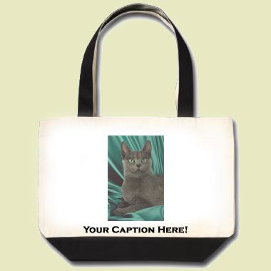 Russian Blue Tote Bag