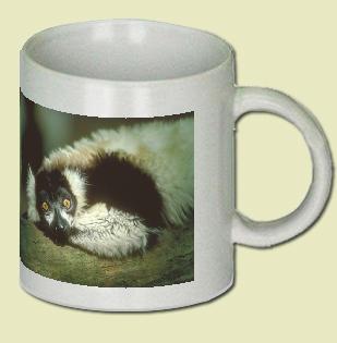 Ruffed Lemur Coffee Mug