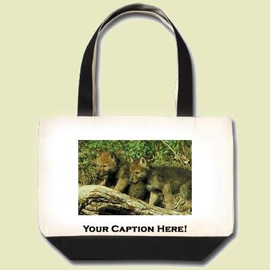 Timber wolf Tote Bag