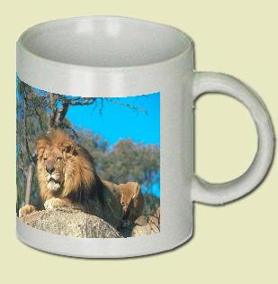 African Lion Coffee Mug