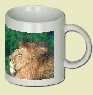 African Lion Coffee Mug