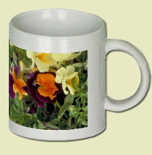 Pansy Coffee Mug
