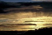 Backlit Clouds Magnet
