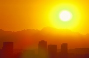Bright Yellow Sun Magnet