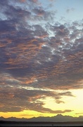 Purple Red Clouds Magnet