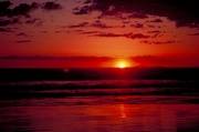 Red Double Sun Magnet