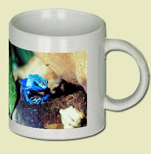 Blue Arrow-poison frog Coffee Mug