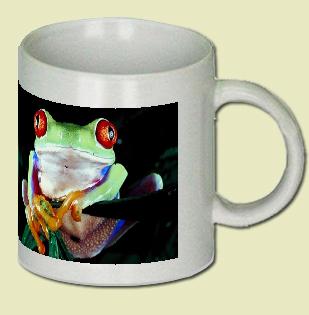 Tropical Red-eyed tree frog Coffee Mug