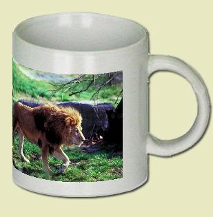 African Lion Coffee Mug